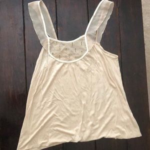 Cream tank top